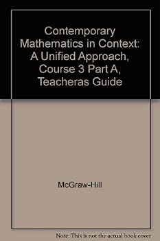 Hardcover Contemporary Mathematics in Context Course 3, Part A (Teacher's Guide) Book