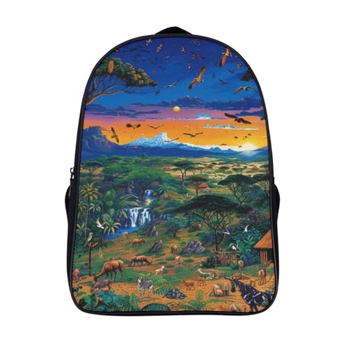 Sac à dos enfants Bush Animal 3D cartable scolaire garçon fille 40cm