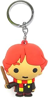 Harry Potter Ron Chibi-Keychain Vinyl Figure, Red, 4.5 x 6 cm, Red, Keychain Vinyl Figure Ron Chibi