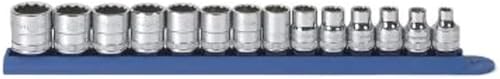 GEARWRENCH Drive juego de tubos SAE estándar de 12 puntos