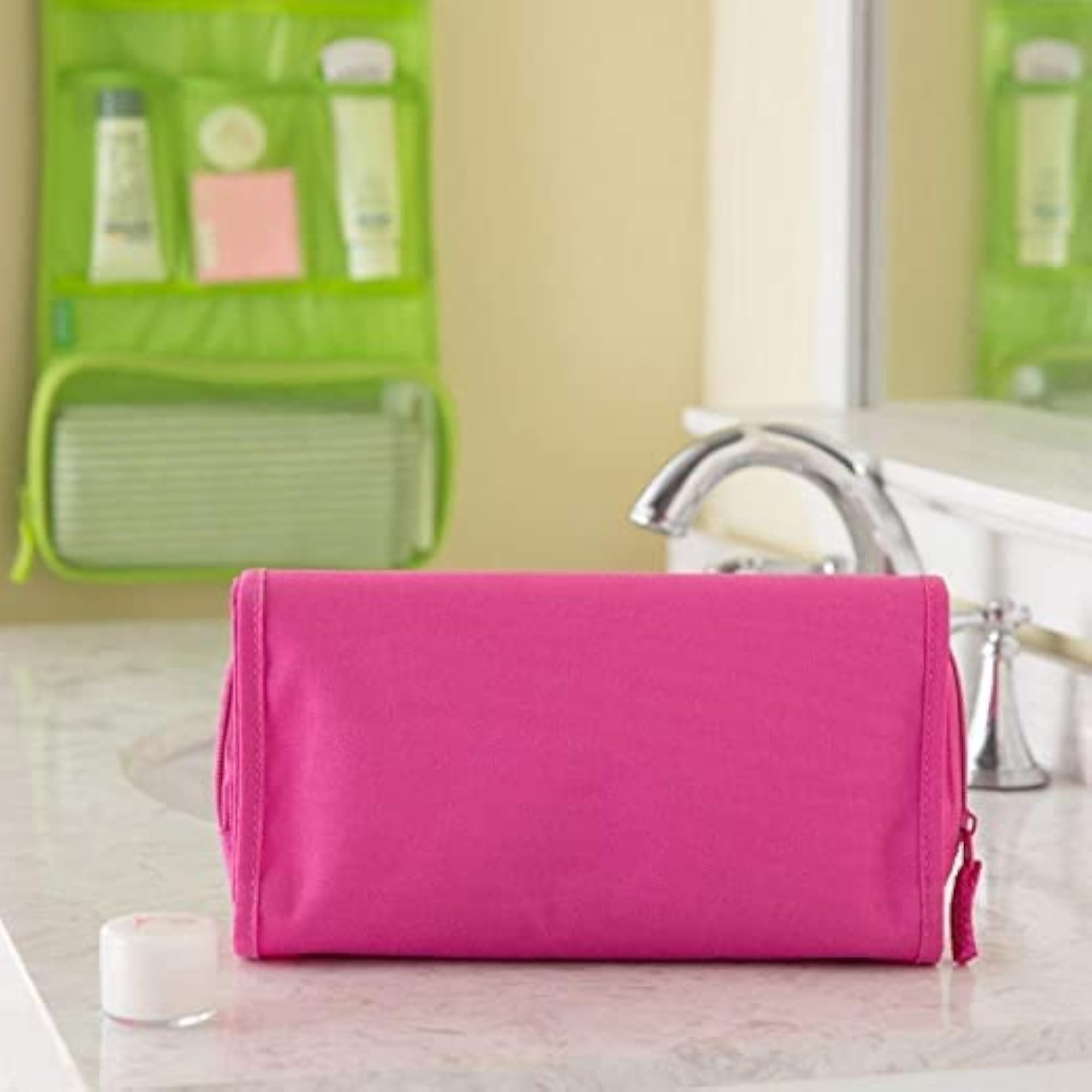 Folding Hanging Travel Cosmetic Bag Organizer