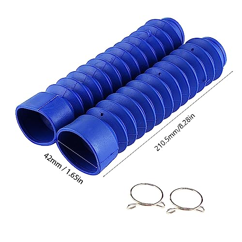 EBTOOLS 210.5x42mm �ϋv���̂���I�[�g�o�C�t�H�[�N�J�o�[�Q�[�g���A�V���b�N�A�u�\�[�o�[�ی�p�A�y�A�A���܂��܂ȃo�C�N�ɒe���t�B�b�g (�v���X�`�b�N2)