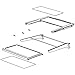 GE WR71X10839 Quick Space Shelf Assembly Genuine Original Equipment Manufacturer (OEM) Part