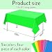 Whaline 24Pcs Neon Color Plastic Tablecloth 6 Fluorescent Colors Rectangle Table Cover Waterproof Table Cloth for Picnic Wedding Party Decoration Supplies, 54 x 108 Inch