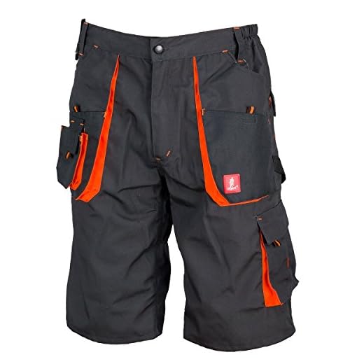 Kurze Arbeitshose Sicherheitshose Schutzhose Arbeitsbekleidung Sommer (KR-URG-A) (58)