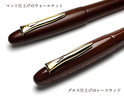 プラチナ万年筆 三田三昭堂 90周年記念 元禄将軍 wallnut.jpg