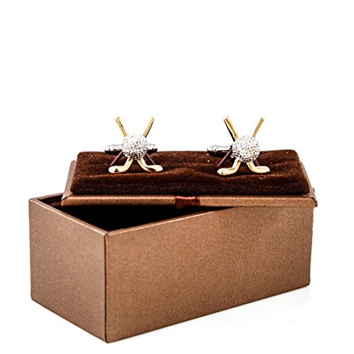 Mancuernillas de golf MRCUFF en caja de regalo miniatura 2