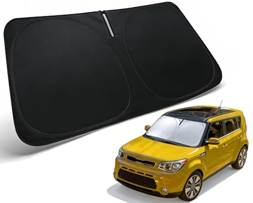 Image of Windshield Sun Shade Custom Fit for Kia Soul 2014-2019