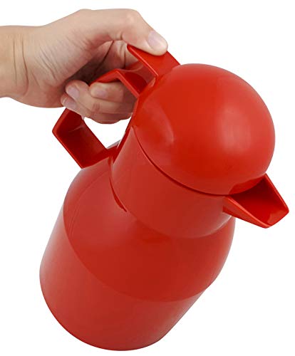 Garrafa Térmica Em Abs, Helios 30537, Vermelho Helios Vermelho