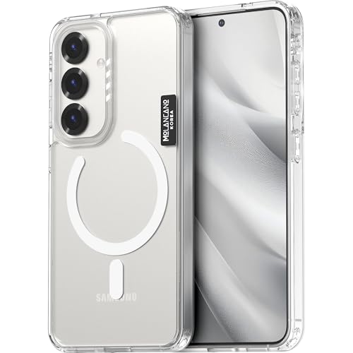 Coque Samsung S25 Molan Cano transparente et légère compatible MagSafe