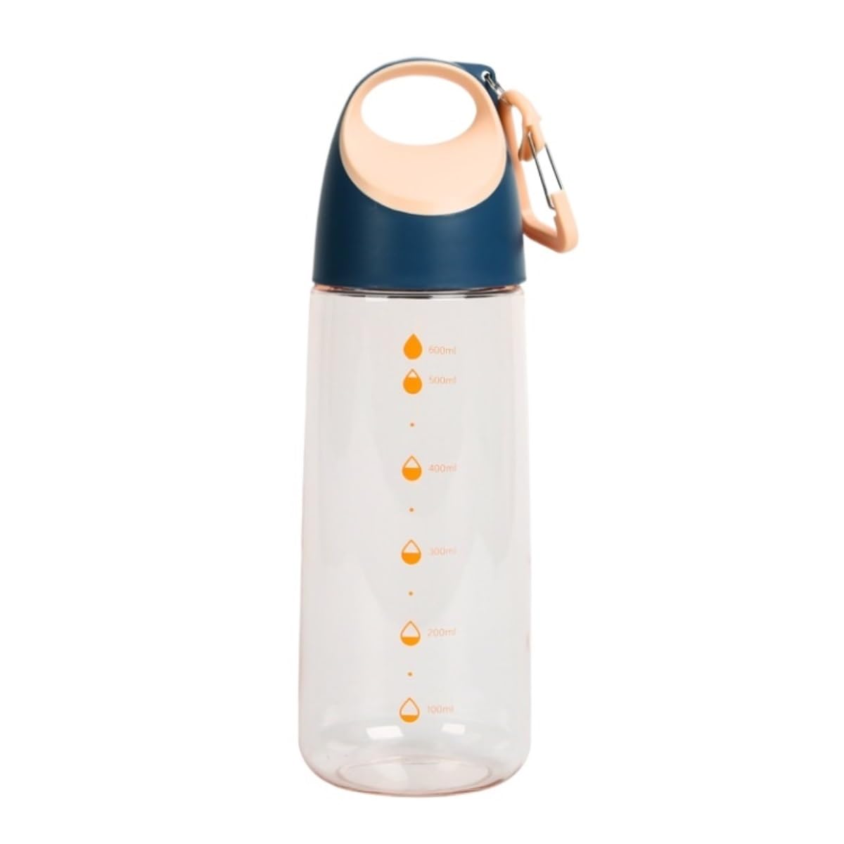 Trinkflasche, Bergsteigen Wasserkocher Tragbare Sport Radfahren Wasserbecher Mit Skala Geschenk Wasserflasche BPA-freie(Pink)