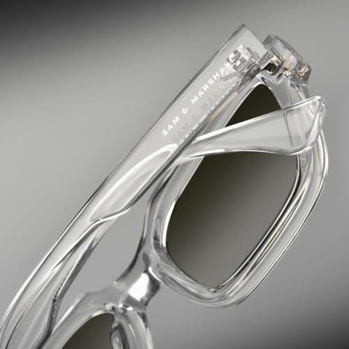 Image of SAM AND MARSHALL ELLIOT UV400 Protected Rectangle Sunglass for Men & Women