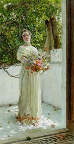 Cuadro de lienzo de pintura famosa de Gioacchino Pagliei para salon 60x90cm