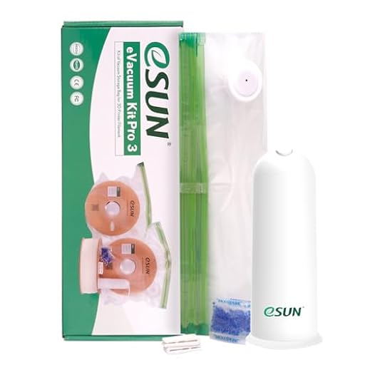 eSUN Kit de Vacío Actualización, 10 Piezas Impresora 3D Filamento Vacío Bolsas de Almacenamiento Reutilizable con Bomba USB, Bolsa Sellada al Vacío para Almacenar Filamento de Impresora 3D | Ya disponible en tu tienda friki favorita! En mundofriki.es! eSUN Kit de Vacío Actualización, 10 Piezas Impresora 3D Filamento Vacío Bolsas de Almacenamiento Reutilizable con Bomba USB, Bolsa Sellada al Vacío para Almacenar Filamento de Impresora 3D | Ya disponible en tu tienda friki favorita! En mundofriki.es!