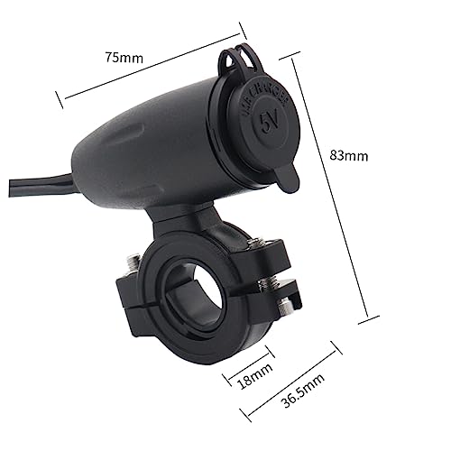 Cargador USB de moto con control de interruptor antidescarga 4