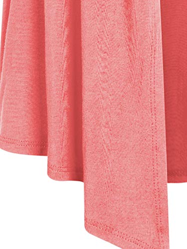 Image of MixMatchy Women's Lightweight Short Sleeve Draped Open Front Cardigan Vest