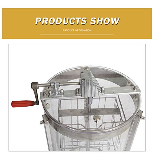 TWW Manueller Honigschüttler Aus Edelstahl, Transparenter Manueller Honigschüttler, Honigtrennung Und Extraktor… – Bild 7