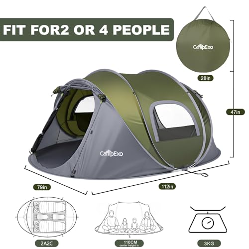 CampExo Pop Up Instant Tent