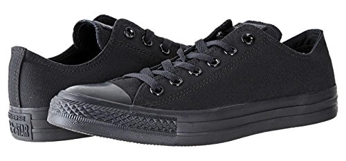 Image of All Star Chuck Taylor Lo Top Mens Sneakers Black Monochrome 4.5 D(M) US