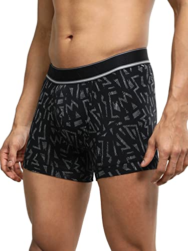 Image of Jockey HG30 Men Tencel Micro Modal Elastane Stretch Printed Trunk with Natural StayFresh Properties
