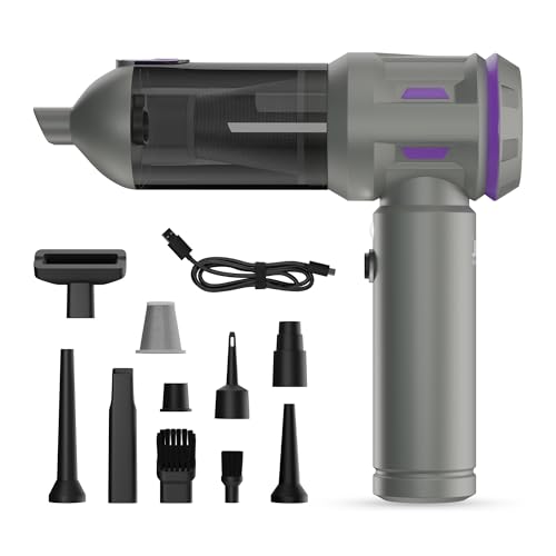 Image of Cordless Vacuum Cleaner for Car and Home Use | LED Flash Light | 16000 PA High Suction Power | 6000 mAH | BLDC Motor | HEPA Filter | 7 Addons | 1 Year Warranty