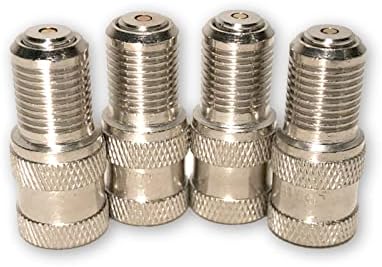 20pk Muzzys Chrome Double Seal Inflate-Through Valve Stem Caps – Car Truck RV