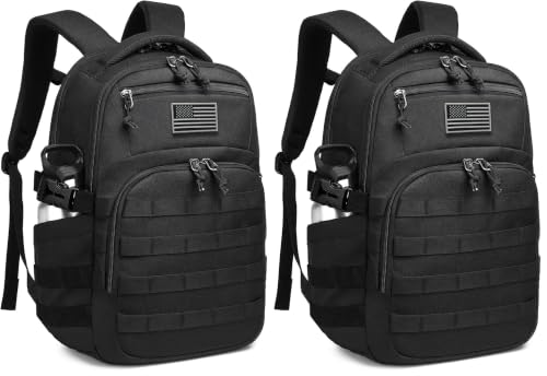 Image of Wotony Military tactical backpack, backpack for men black small tactical assault bag