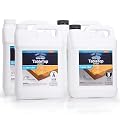 TotalBoat Table Top Epoxy Resin Kit - 4 Gallon Crystal Clear Formula with High Gloss & Self-Leveling Finish - Easy 1:1 Ratio for DIY Bar and Counter Coating, Woodworking, and Original Art Casting