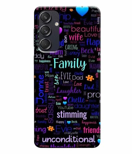 Image of Printed Hard Back Case Cover & Compatible for Samsung Galaxy M55 5G / M55S / F55 5G | Motivation Inspired Quotes (Multicolor) - D1208