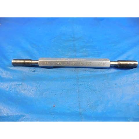 5/16 32 UNEF 2A VERMONT Set Thread Plug GAGE .3125 GO NO GO P.D'S= .2900 & .2876 Cover