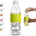 Copco 2510-2293 Hydra Reusable Tritan Water Bottle with Spill Resistant Lid and Non-Slip Sleeve, 16.9-Ounce, Lime Green