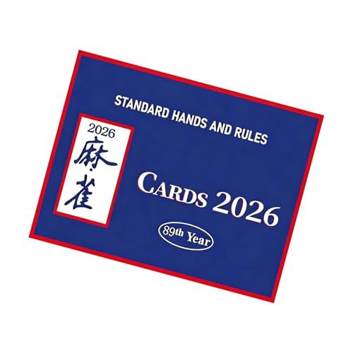 Dioeazh Mahjong Tarjeta Oficial | Juego Grupal Clásico,Carta De Mahjong para Noche Familiar - para Jóvenes y Adolescentes, Esposa y Esposo, Hijo e Hija, Familia, Hombres, Mujeres y Niñas