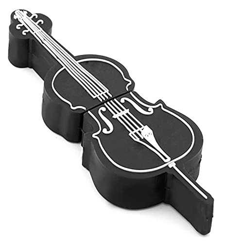 Chuyi Novelty And Cute Cello Shape Design 32Gb Usb 2.0 Flash Drive Pen Drive Memory Stick Storage Cool Thumb Drive U Disk Gift (Black-1 Pack) #TOP1