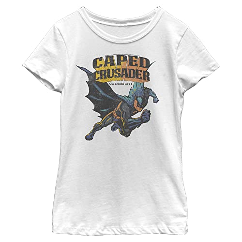 T-shirt mixte enfant DC Comics Caped pour fan de super-héros avec cape amovible