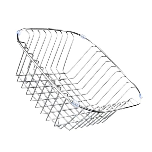 Cesta de drenaje ventilada POPETPOP de acero inoxidable para secado rápido 2