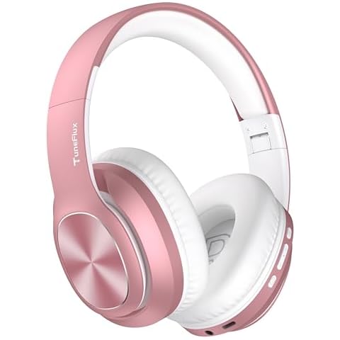 TuneFlux Wireless Bluetooth Headphones with 80H Playtime Cover