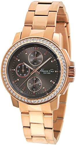 Kenneth Cole Reloj analogico para Mujer de Cuarzo con Correa en Acero Inoxidable IKC4856 Kenneth Cole Reloj analogico para Mujer de Cuarzo con Correa en Acero Inoxidable IKC4856