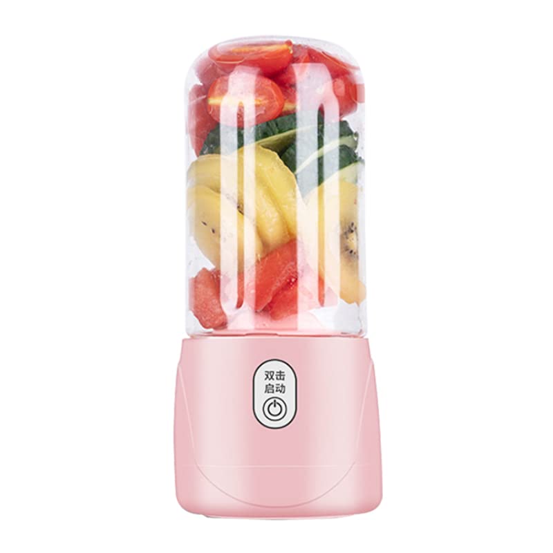 TRIDEO Portable Personal Mini Smoothie Blender - USB Rechargeable Shake Smoothies Mixer Single Small Size Fruit Juice Blender Battery Operated Individual Juicer Cup for Travel Camping_SA017-image-49