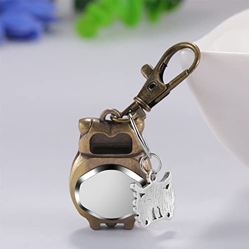 Image of JewelryWe Vintage Pocket Watch Cool Gear Steampunk Retro Pendant Necklace Watches for Men Women Halloween Costumes Daily and Office