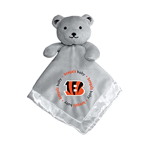 Image of Baby Fanatic Gray Security Bear - NFL Cincinnati Bengals - Officially Licensed Snuggle Buddy