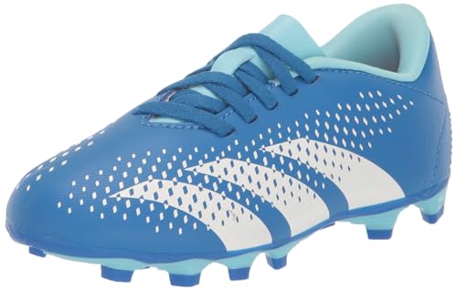 adidas Unisex Accuracy.4 Flexible Ground Soccer Shoe, Bright Royal/White/Bliss Blue, 17.0 cm