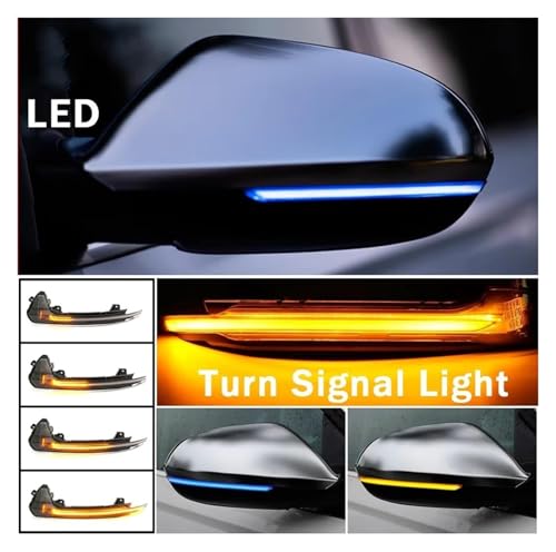 Intermitentes dinámicos LED de espejo para Audi A6 C7 y RS6 2013-2018 5