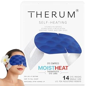 Therum FDA Cleared Medical Device, Eye Mask for Tired & Dry Eyes, Meibomian Gland Dysfunction, Stye, Blepharitis