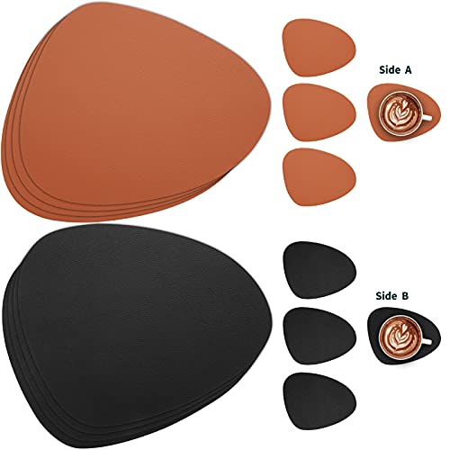 Myir JUN Leather Table Mats and Coasters - Image 2