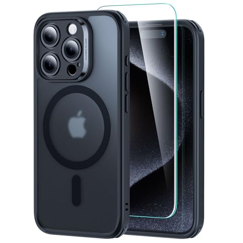 �y4 in 1�Z�b�g�I�ی�t�B�����t���zESR iPhone 15 Pro Max �P�[�X Magsafe�Ή� ������ �}�b�g�P�[�X ��� �ی�t�B�����t�� �ČRMIL�K�i �ϏՌ� ���h�~ ��phone15pro max �P�[�X �X�g���b�v�z�[���t�� Cl