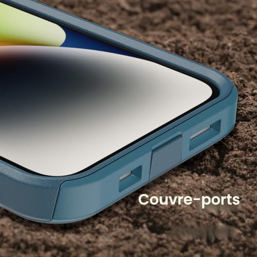 Coque iPhone 14 fine avec protection des ports OtterBox Commuter - 5