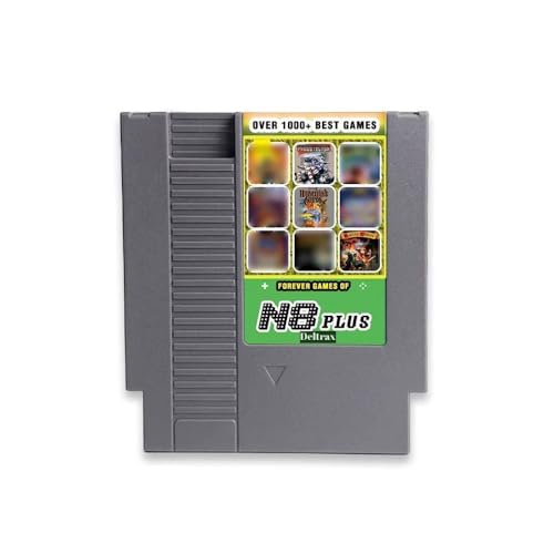 Versione OS-V1.23 Deltrax Super Cartridge N8 Plus 1000 in 1 Multi Game Cartuccia per NES 8 Bit Videogiochi Console