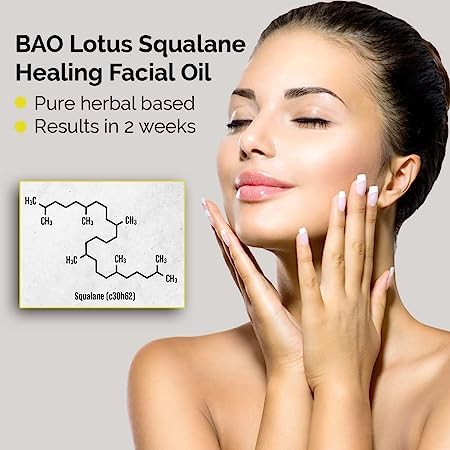 Miniatura 4 de BAO Laboratory El aceite facial curativo Lotus Squalane hidrata la piel seca, reequilibra la piel grasa, alivia la piel sensible, repara la piel