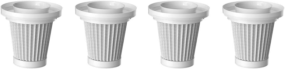 4 Packs Washable Vacuum Filters Cromoce VAC01 VAC02, Saker HL107 HL132 HL133, AIPROIN HL127Pro, Houscly ST6653 ST-6655, CUGEFRE ST-6691Plus