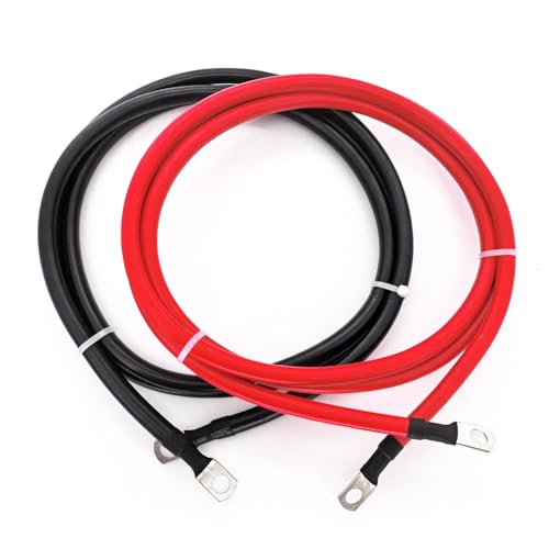6 AWG Battery Cable 5FT 6 Gauge Pure Copper Battery Inverter Cables...